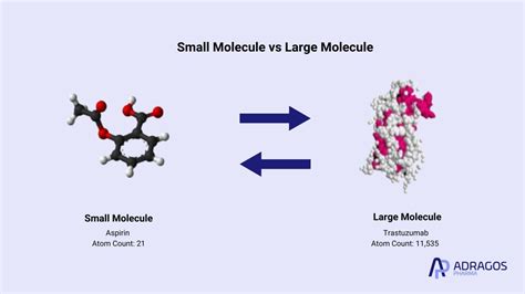 Diagram showing the difference in penetration between large and small hyaluronic acid molecules
