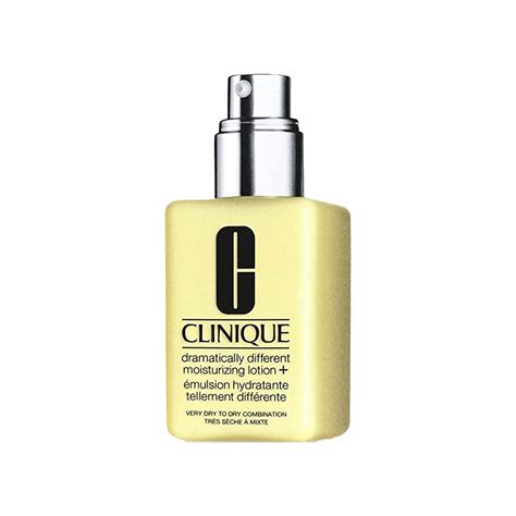 A visual representation of the Clinique Dramatically Different Moisturizing Lotion bottle, highlighting its iconic yellow color and pump dispenser.