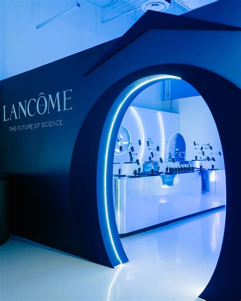An engaging scene from a Lancôme experiential marketing event, showcasing interactive elements.