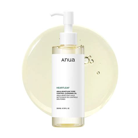 Close-up of Anua Pore Control Cleansing Oil texture on skin