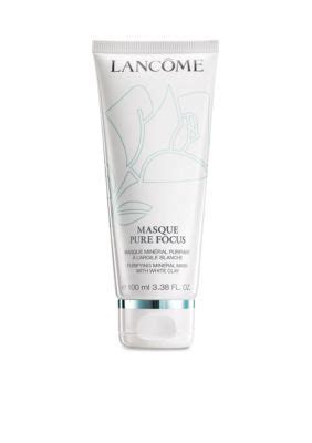 A visually appealing product shot of the Lancôme White Clay Mask, showcasing its luxurious packaging.