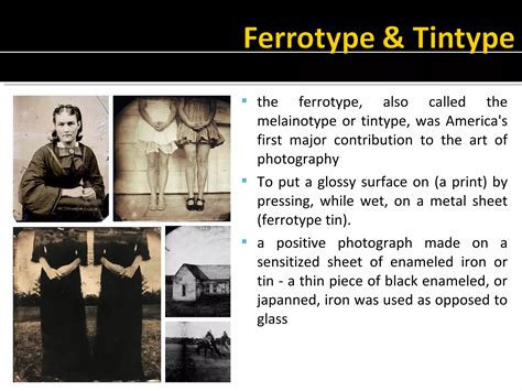 Close-up photograph of ferrotype tins used in historical photographic printing.