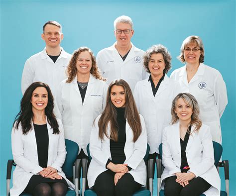 Photos of dermatologists and staff