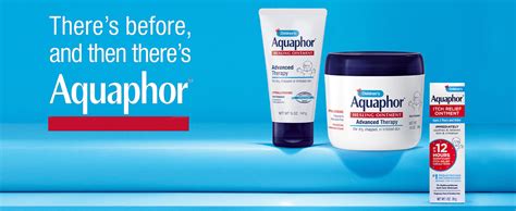 Infographic detailing the key ingredients of Aquaphor and their functions in skin hydration and repair.