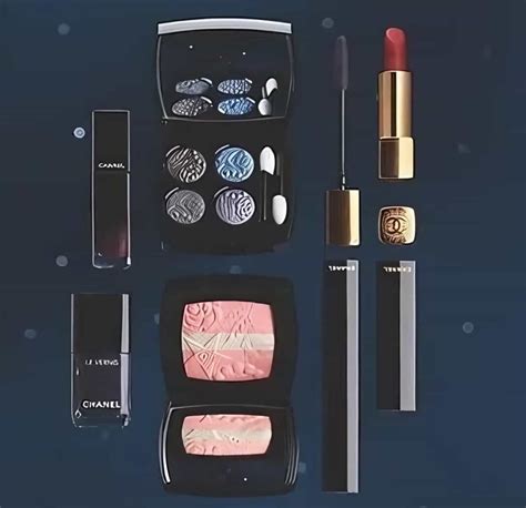 Chanel holiday collection packaging with cosmic-inspired motifs