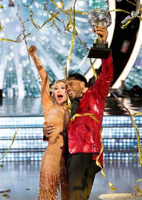 Photo of Rashad Jennings and Emma Slater during their