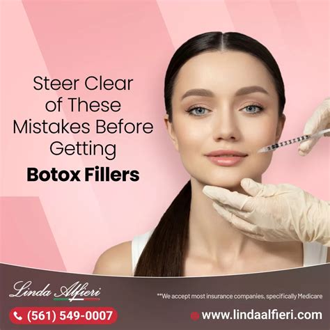 Before and after images showcasing results of cosmetic treatments like Botox and fillers.