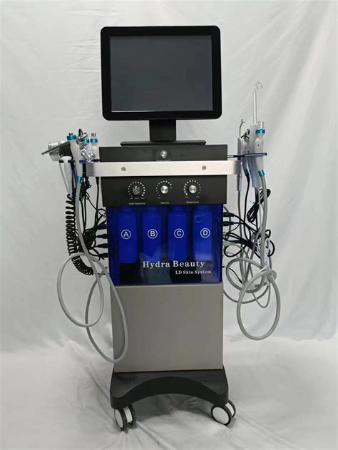 A professional HydraFacial machine in a modern spa setting