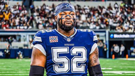 Portrait of Rashan Gary in his Dallas Cowboys uniform.