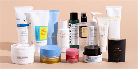 Collage of diverse Swedish skincare and beauty products
