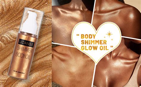 Close-up of skin with shimmer from the lotion, highlighting the glitter particles.