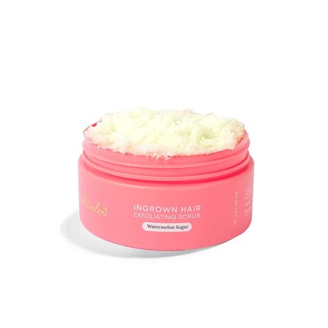 Close-up photo of the Bush Balm Ingrown Hair Exfoliating Scrub texture, showcasing the sugar granules and oil blend.