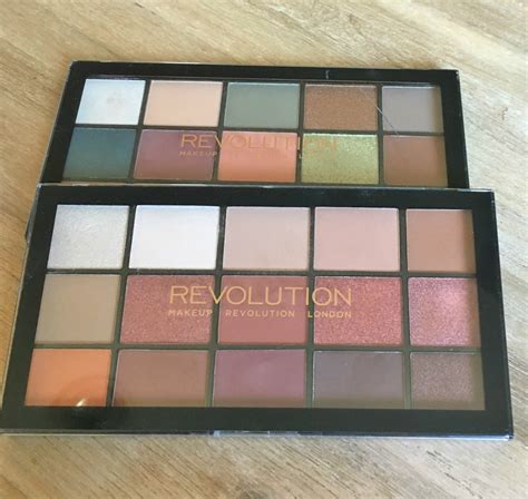Swatches of the Makeup Revolution Division Palette