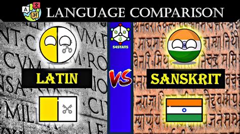 Illustration of the historical linguistic connections between Latin, Greek, and Sanskrit words related to 