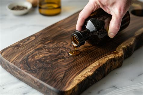 Illustration showing how to properly apply oil to a wood surface and dry BLO-soaked rags