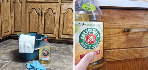Infographic detailing the steps for cleaning wood furniture with Murphy's Oil Soap