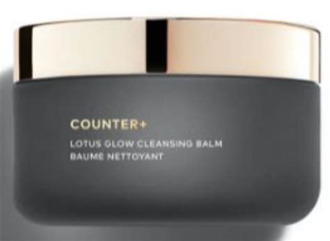 Close-up of the Beautycounter Lotus Cleansing Balm, showing its texture.