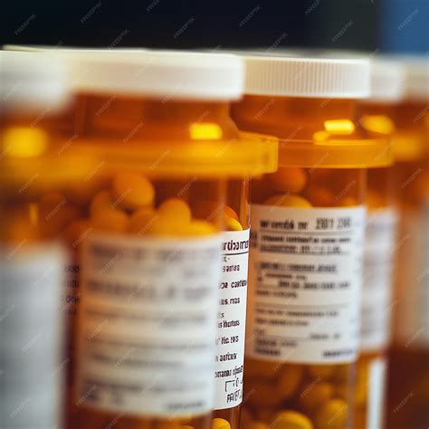 Photo of various prescription medication bottles with clear labels.