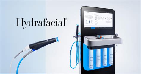 Close-up of a HydraFacial device and its various serum infusions