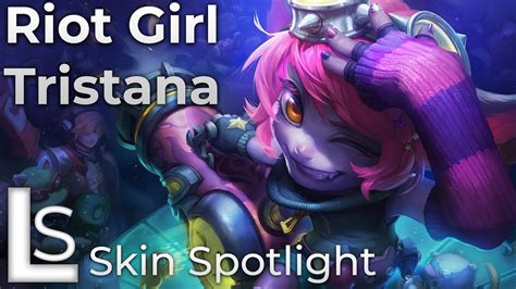 Illustration of Riot Girl Tristana with punk-inspired elements