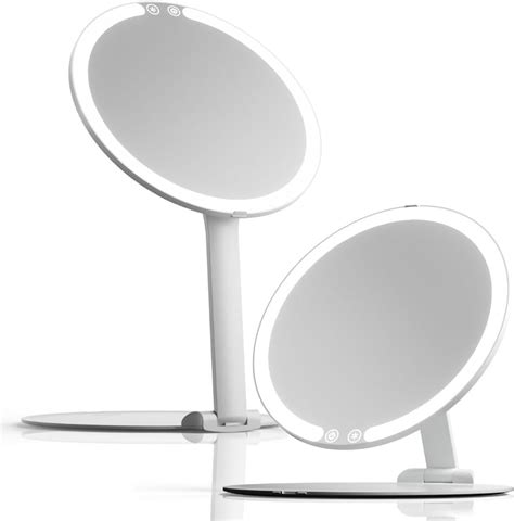 The Fancii Vera + Lara lighted makeup mirror with its adjustable features and magnetic magnifying mirror