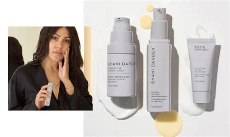 Collage of celebrity endorsements for Shani Darden's skincare products.
