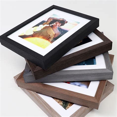 Illustration showcasing various types of personalized tabletop photo frames.