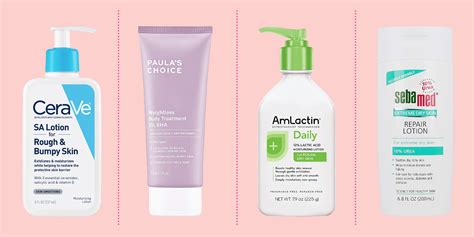 Infographic comparing different ingredients used in keratosis pilaris treatments, highlighting AHAs, BHAs, and hyaluronic acid.