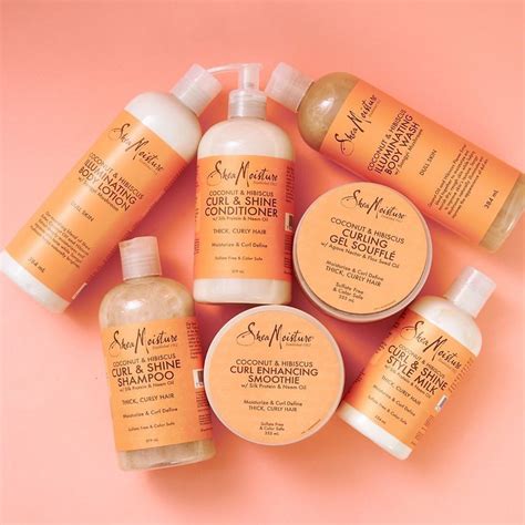 A collage of Shea Moisture products, showcasing their diverse range.