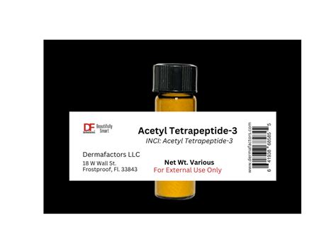 Diagram illustrating the mechanism of Acetyl Tetrapeptide-3 on the scalp's ECM