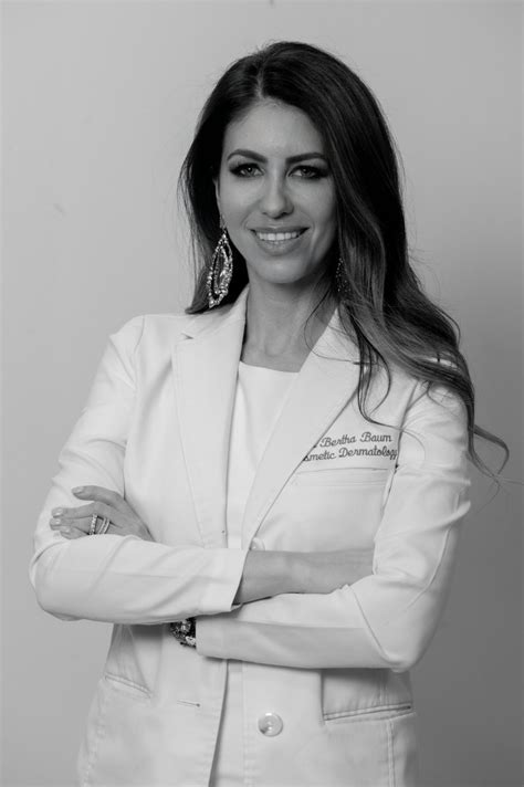 Portrait of Dr. Bertha Baum, a board-certified dermatologist and cosmetic surgeon.