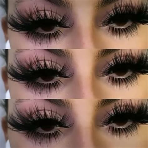 Close-up of a model's eye with dramatic, separated spider lashes
