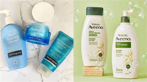 Comparison table of Aveeno and Neutrogena mineral sunscreens highlighting key features