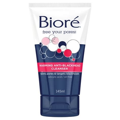 Product shot of Biore Warming Anti-Blackhead Cleanser