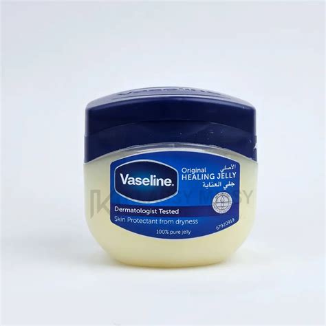 Close-up of Vaseline Jelly texture and its moisturizing properties