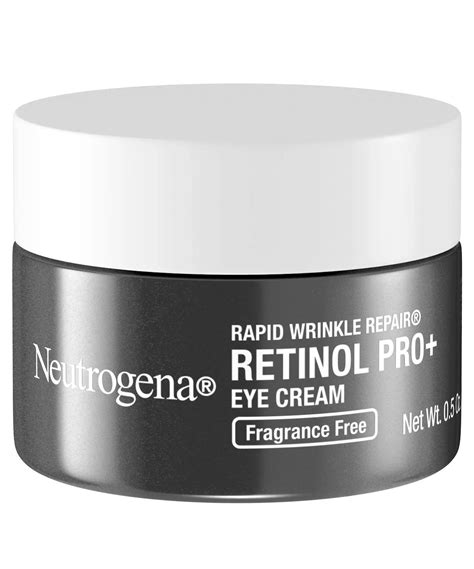 Image showcasing the packaging of both Neutrogena Rapid Wrinkle Repair Retinol Pro+ Eye Cream and Neutrogena Rapid Wrinkle Repair® Retinol Eye Cream.
