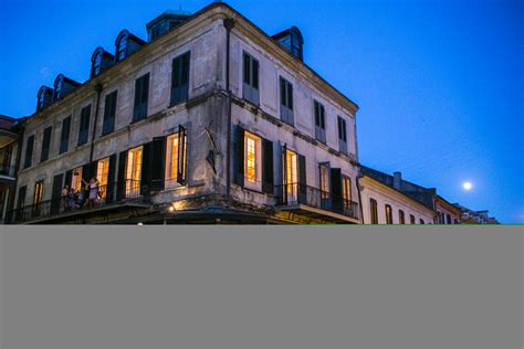 Haunted street in New Orleans