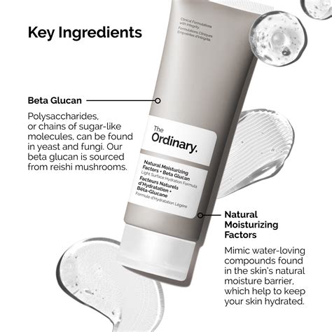 Close-up of The Ordinary Natural Moisturizing Factors + Beta Glucan gel moisturizer texture.