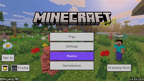 Screenshot of the Minecraft character creator menu in Bedrock Edition.