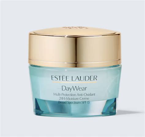 Product texture and scent demonstration of Estee Lauder DayWear cream