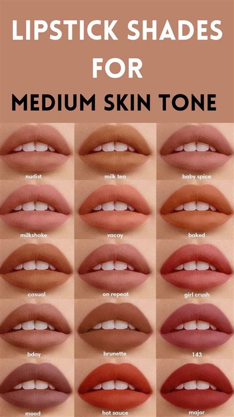 Swatches of Geradium and No She Didn't lipsticks on different skin tones.