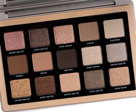 Close-up of the Natasha Denona Glam Palette, showcasing its cool-toned eyeshadow shades.