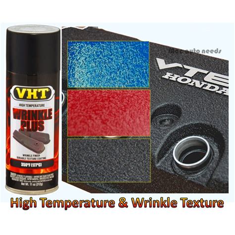 VHT Wrinkle Plus paint can with a textured finish sample