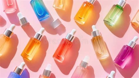 A collection of different hair serum bottles, showcasing various brands and formulations