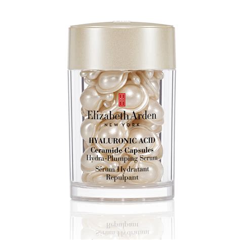 Collage of Elizabeth Arden Ceramide Capsule Serums in various formulations