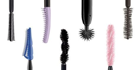 A mascara wand with a fine brush, designed for precision.