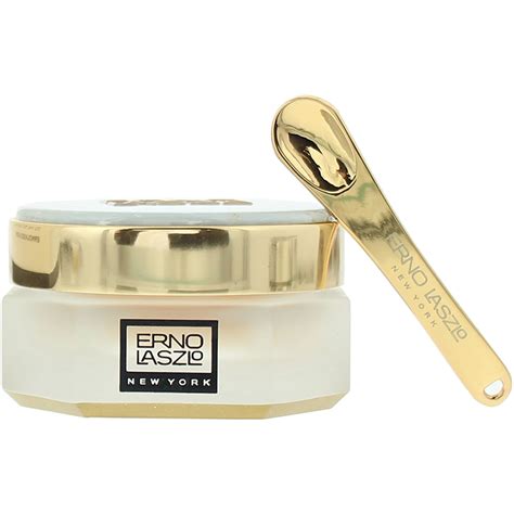Infographic detailing the key complexes and their primary benefits for Erno Laszlo eye creams.