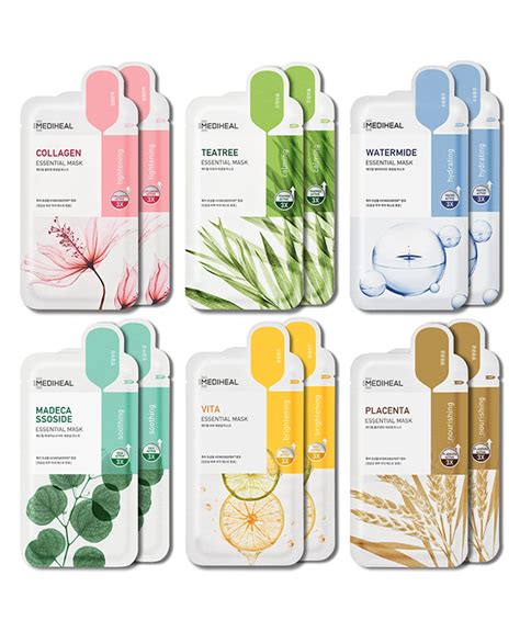 Collage of popular Korean sheet masks with playful packaging.