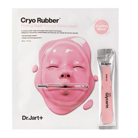 Image of the Dr. Jart+ Cryo Rubber Firming Korean Face Mask packaging.