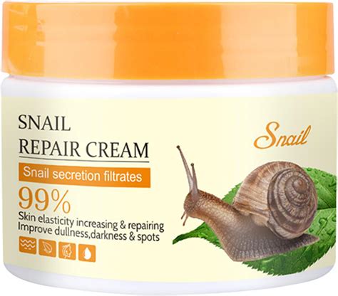 Diagram illustrating the molecular structure and function of Snail Secretion Filtrate in skincare.